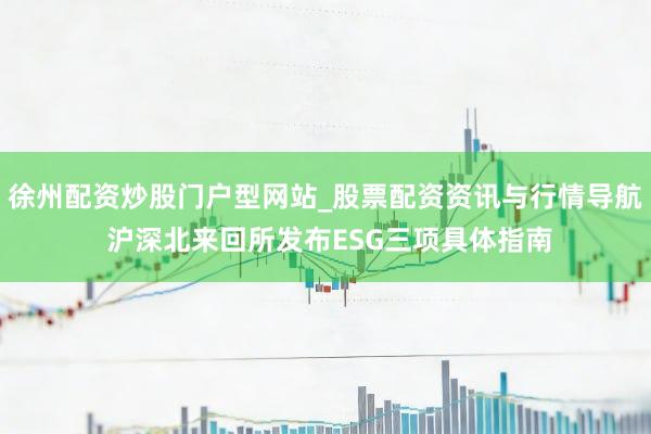 徐州配资炒股门户型网站_股票配资资讯与行情导航 沪深北来回所发布ESG三项具体指南